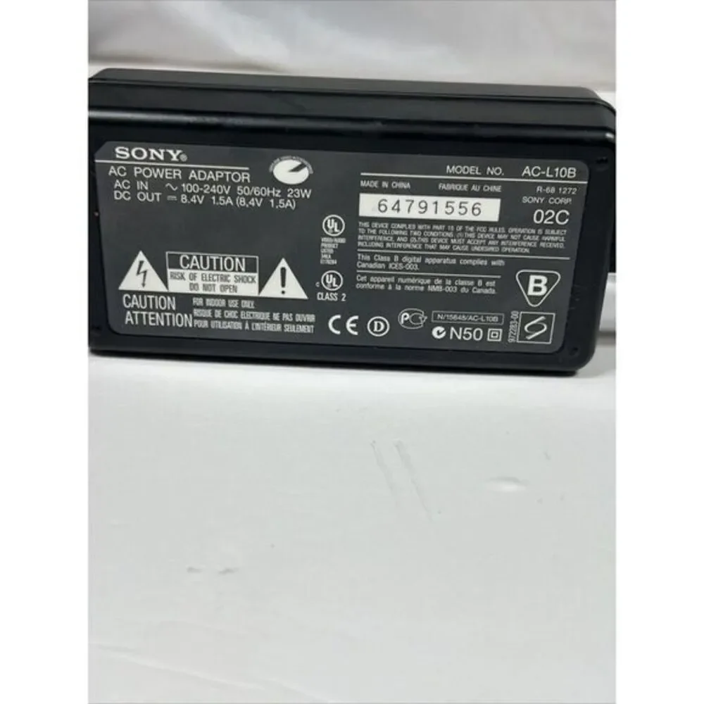 Genuine Original‎ OEM Sony AC-L10A Adapter Camcorder